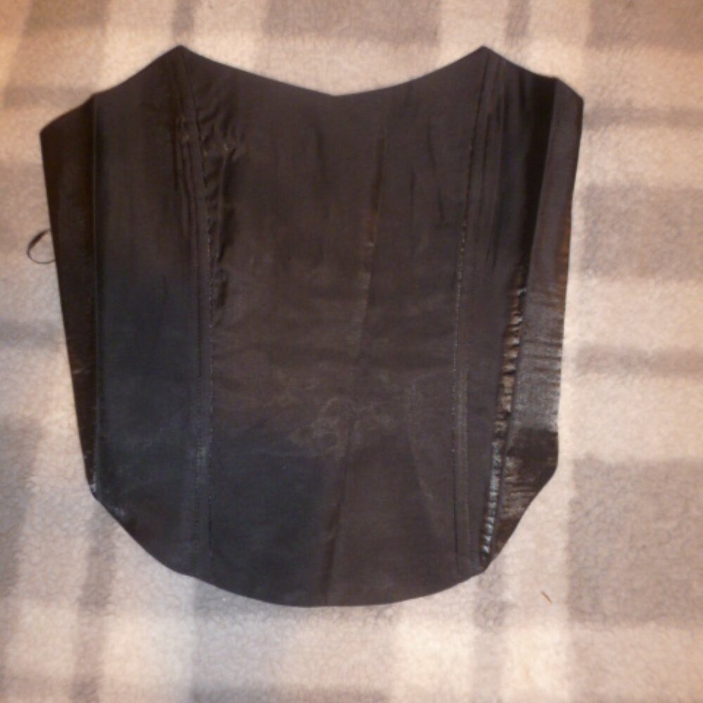 Local European —  SEXY Black Cage Corset Top sz M